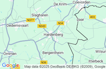 Map of Hardenberg