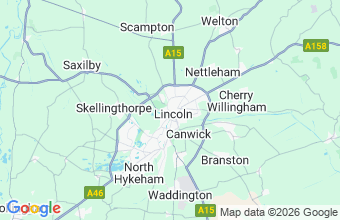 Map of Lincoln
