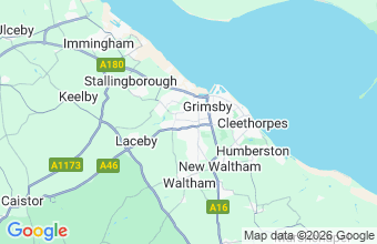 Map of Grimsby