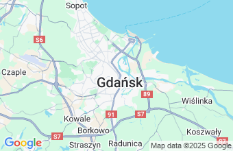 Map of Gdansk
