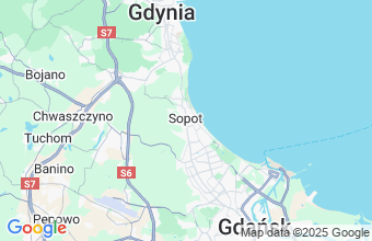 Map of Sopot