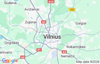Map of Vilnius