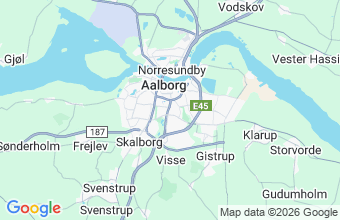 Map of Aalborg
