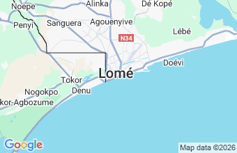 Map of Lome