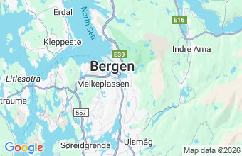 Map of Bergen