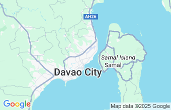 Map of Davao